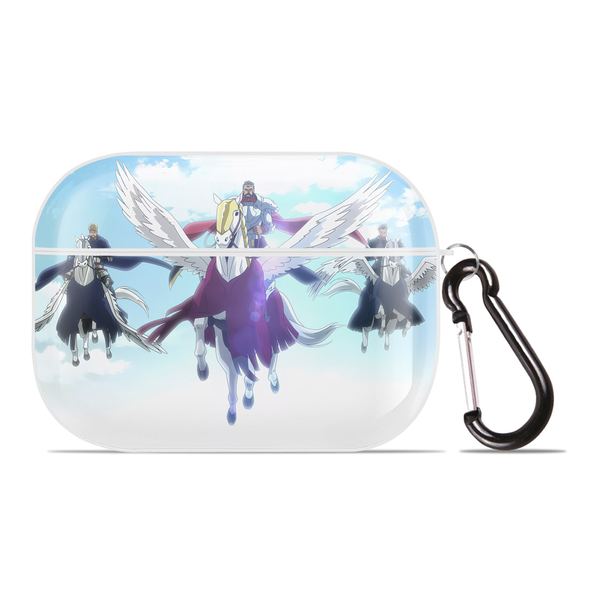 （画像用） 転スラ Regarding Reincarnated to Slime 【AirPods Pro用】ハードシェル保護ケース 耐衝撃・防指紋・カラビナ付き商品仕様