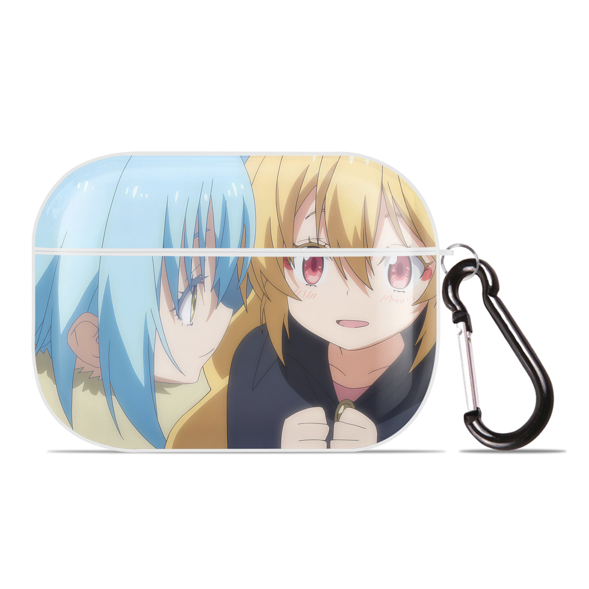 （画像用） 転スラ Regarding Reincarnated to Slime 【AirPods Pro用】ハードシェル保護ケース 耐衝撃・防指紋・カラビナ付き商品仕様