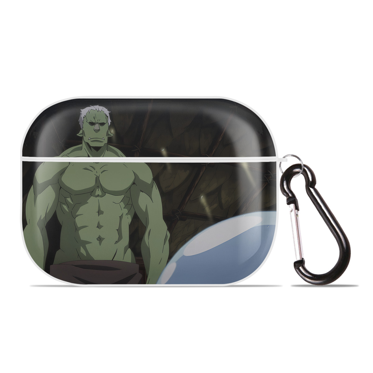 （画像用） 転スラ Regarding Reincarnated to Slime 【AirPods Pro用】ハードシェル保護ケース 耐衝撃・防指紋・カラビナ付き商品仕様