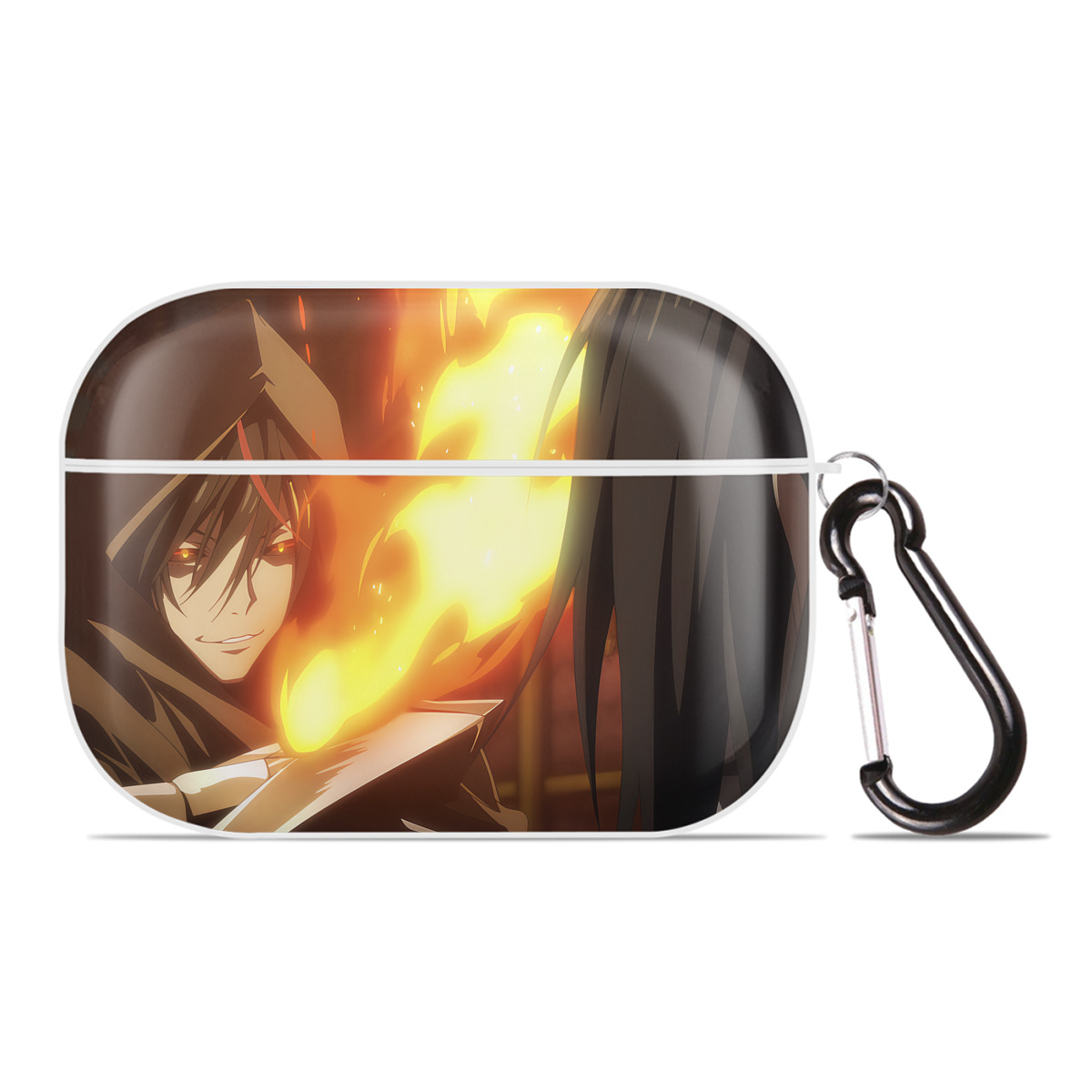 （画像用） 転スラ Regarding Reincarnated to Slime 【AirPods Pro用】ハードシェル保護ケース 耐衝撃・防指紋・カラビナ付き商品仕様