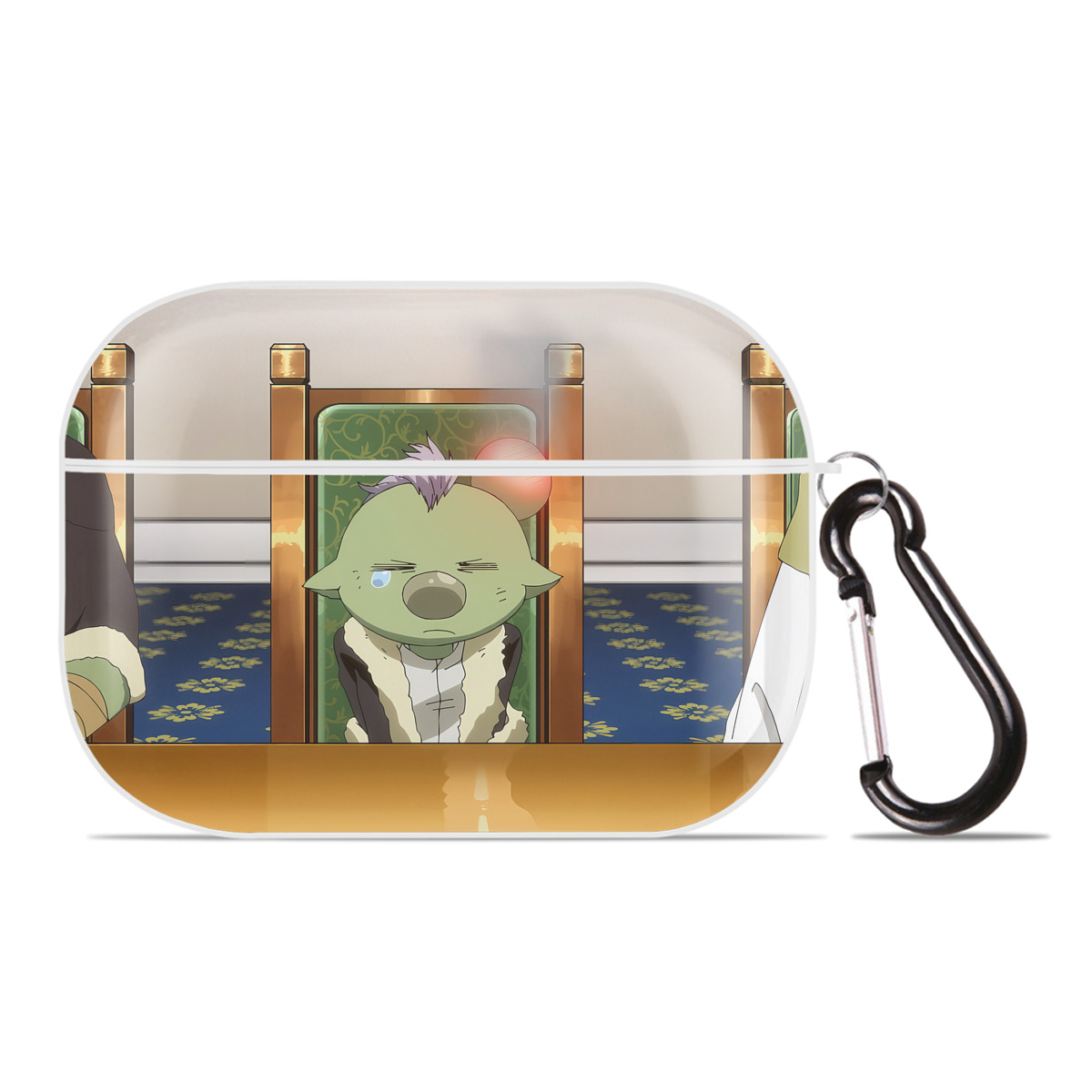 （画像用） 転スラ Regarding Reincarnated to Slime 【AirPods Pro用】ハードシェル保護ケース 耐衝撃・防指紋・カラビナ付き商品仕様
