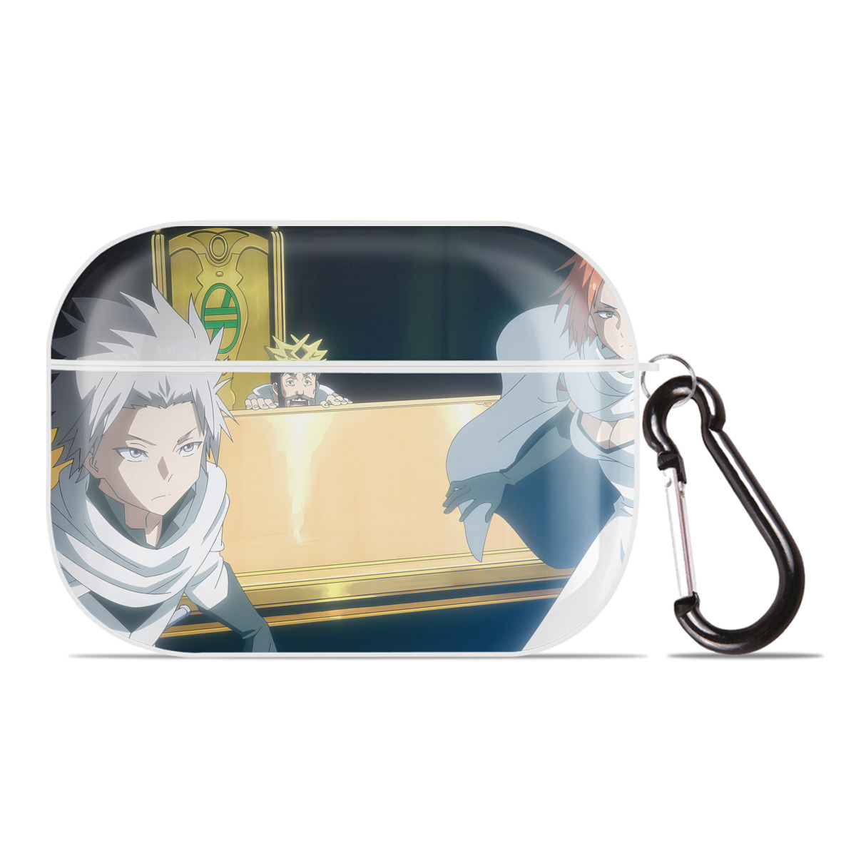 （画像用） 転スラ Regarding Reincarnated to Slime 【AirPods Pro用】ハードシェル保護ケース 耐衝撃・防指紋・カラビナ付き商品仕様