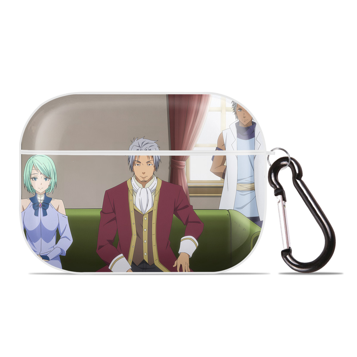 （画像用） 転スラ Regarding Reincarnated to Slime 【AirPods Pro用】ハードシェル保護ケース 耐衝撃・防指紋・カラビナ付き商品仕様