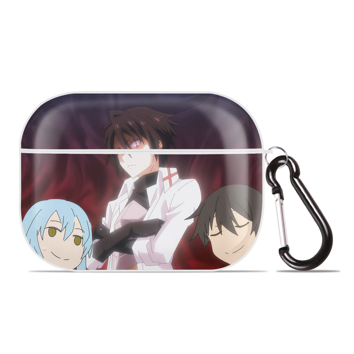 （画像用） 転スラ Regarding Reincarnated to Slime 【AirPods Pro用】ハードシェル保護ケース 耐衝撃・防指紋・カラビナ付き商品仕様