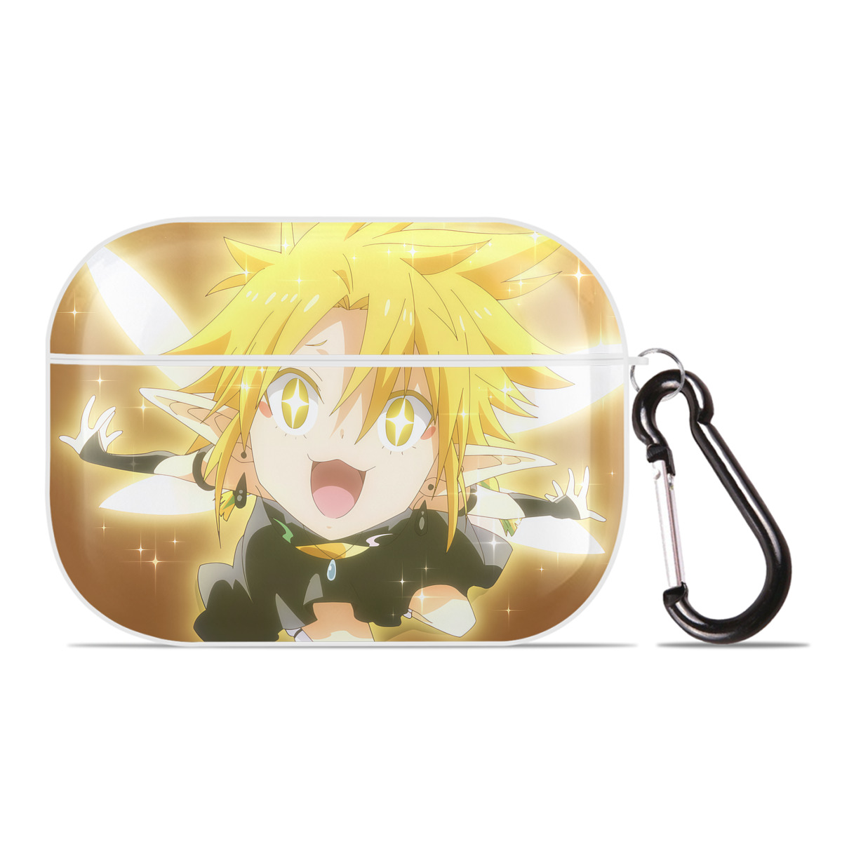 （画像用） 転スラ Regarding Reincarnated to Slime 【AirPods Pro用】ハードシェル保護ケース 耐衝撃・防指紋・カラビナ付き商品仕様