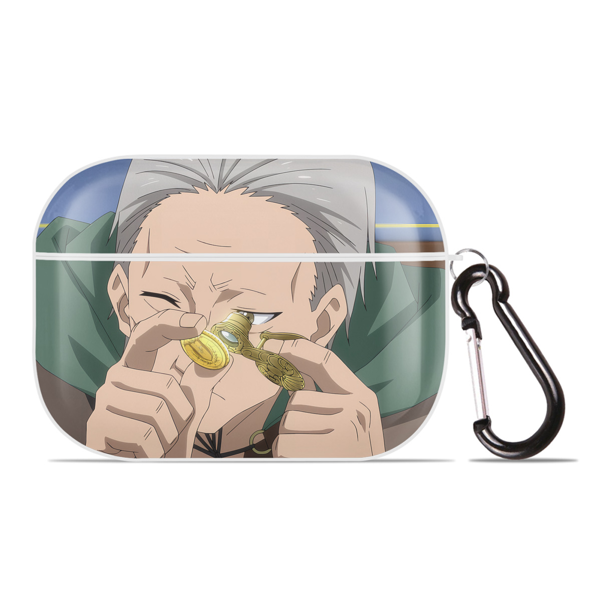 （画像用） 転スラ Regarding Reincarnated to Slime 【AirPods Pro用】ハードシェル保護ケース 耐衝撃・防指紋・カラビナ付き商品仕様