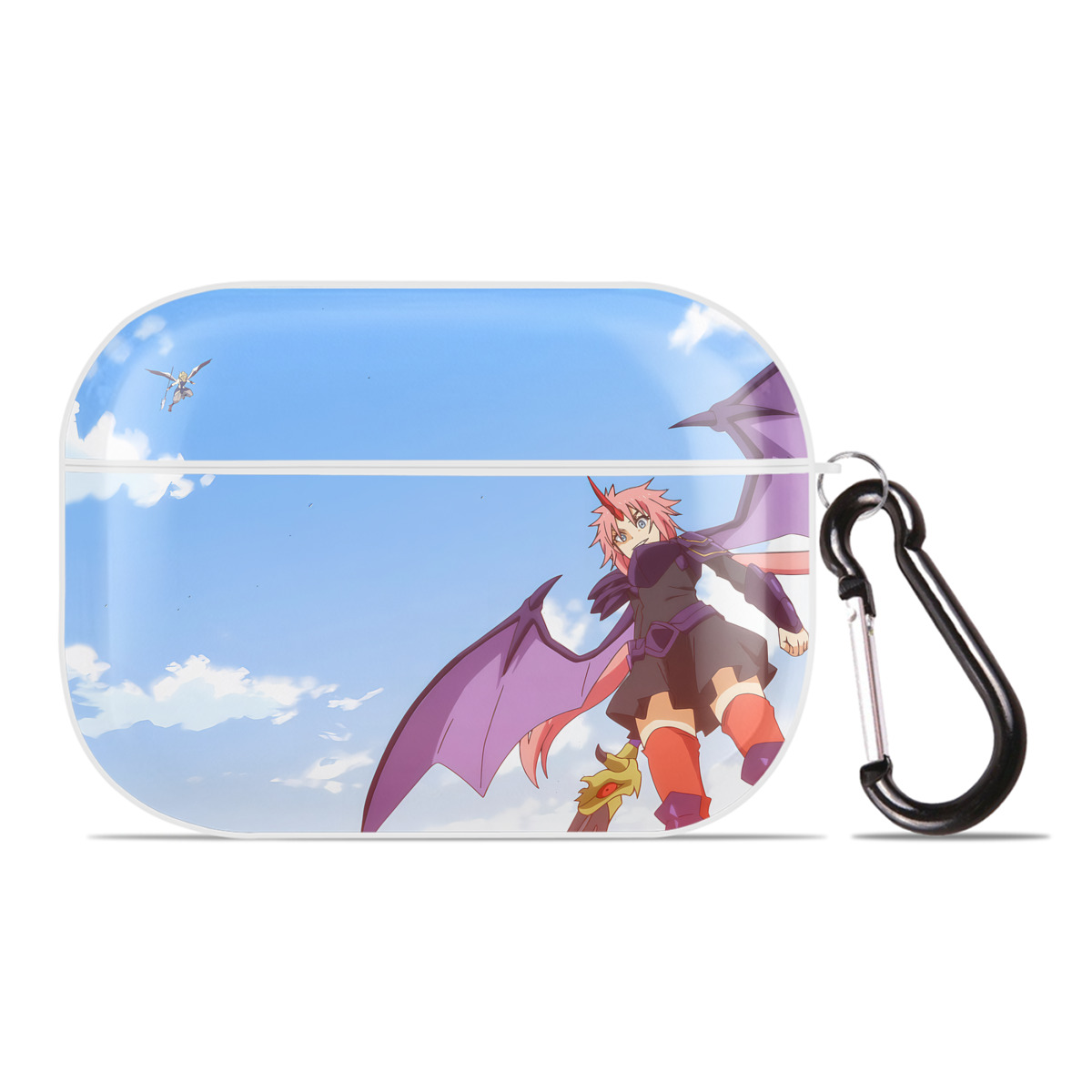 （画像用） 転スラ Regarding Reincarnated to Slime 【AirPods Pro用】ハードシェル保護ケース 耐衝撃・防指紋・カラビナ付き商品仕様