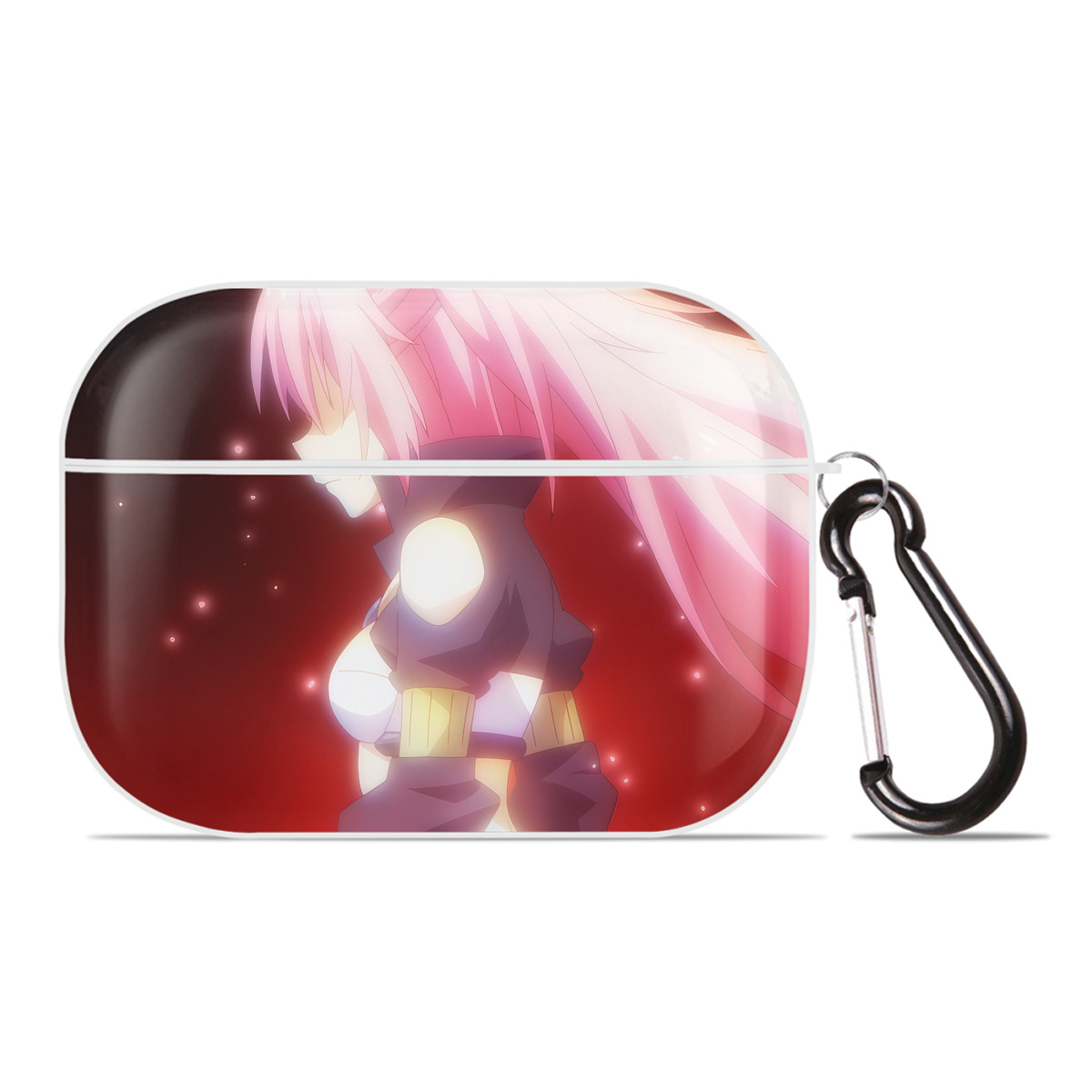 （画像用） 転スラ Regarding Reincarnated to Slime 【AirPods Pro用】ハードシェル保護ケース 耐衝撃・防指紋・カラビナ付き商品仕様