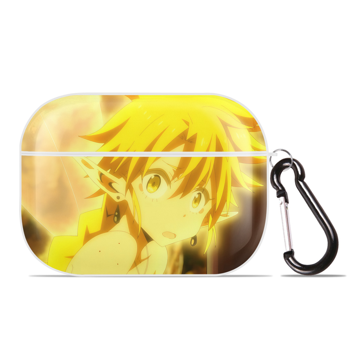 （画像用） 転スラ Regarding Reincarnated to Slime 【AirPods Pro用】ハードシェル保護ケース 耐衝撃・防指紋・カラビナ付き商品仕様