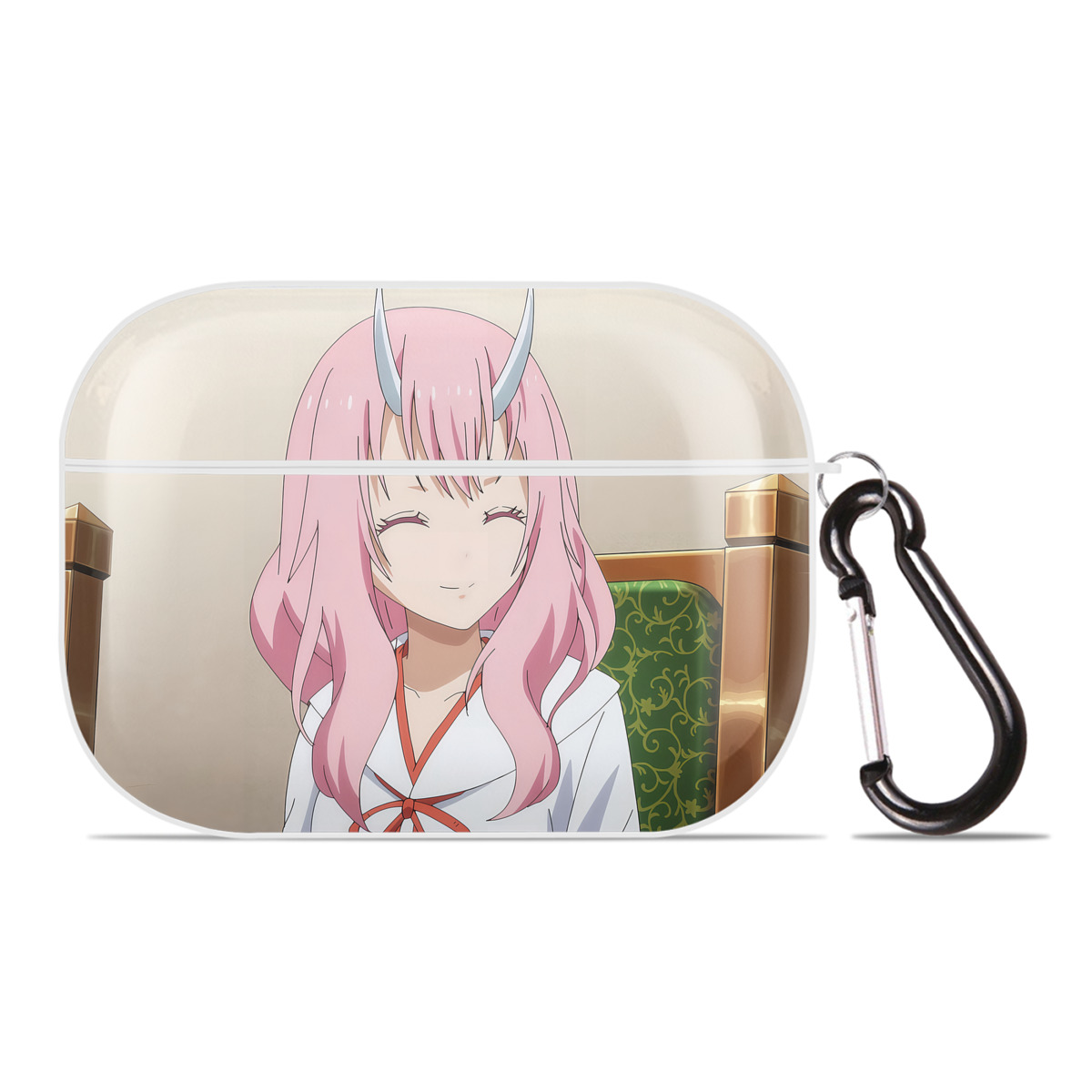 （画像用） 転スラ Regarding Reincarnated to Slime 【AirPods Pro用】ハードシェル保護ケース 耐衝撃・防指紋・カラビナ付き商品仕様