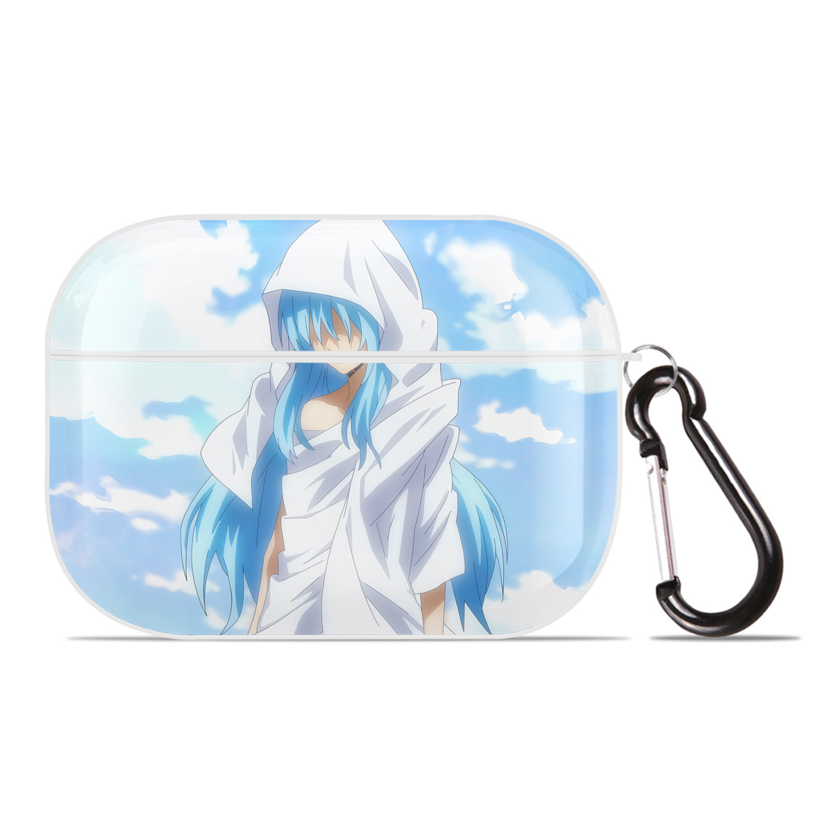 （画像用） 転スラ Regarding Reincarnated to Slime 【AirPods Pro用】ハードシェル保護ケース 耐衝撃・防指紋・カラビナ付き商品仕様