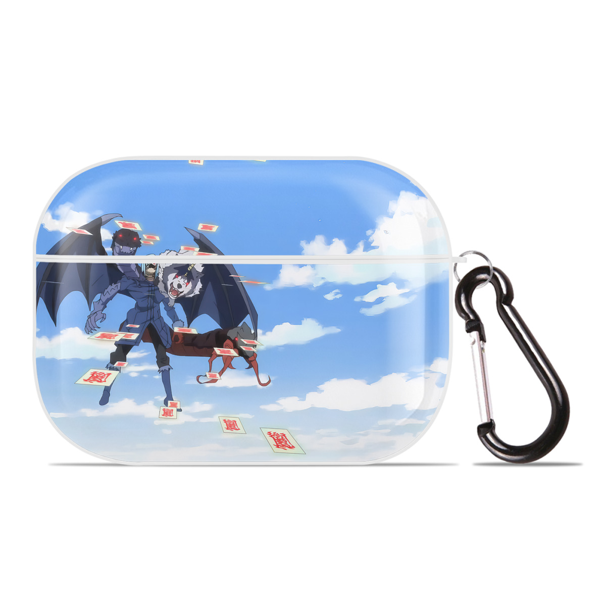 （画像用） 転スラ Regarding Reincarnated to Slime 【AirPods Pro用】ハードシェル保護ケース 耐衝撃・防指紋・カラビナ付き商品仕様