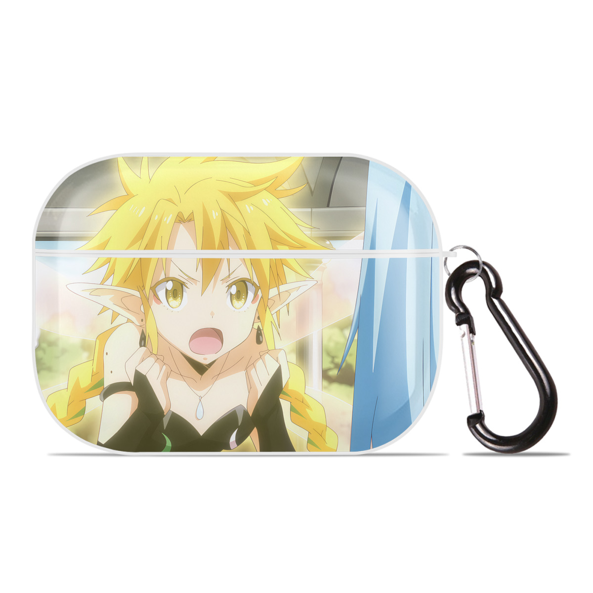 （画像用） 転スラ Regarding Reincarnated to Slime 【AirPods Pro用】ハードシェル保護ケース 耐衝撃・防指紋・カラビナ付き商品仕様