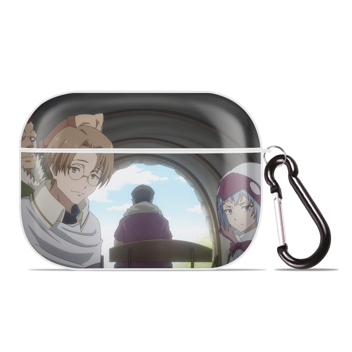 （画像用） 転スラ Regarding Reincarnated to Slime 【AirPods Pro用】ハードシェル保護ケース 耐衝撃・防指紋・カラビナ付き商品仕様