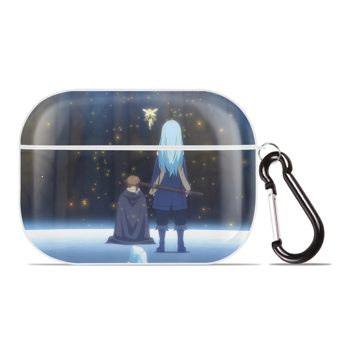（画像用） 転スラ Regarding Reincarnated to Slime 【AirPods Pro用】ハードシェル保護ケース 耐衝撃・防指紋・カラビナ付き商品仕様