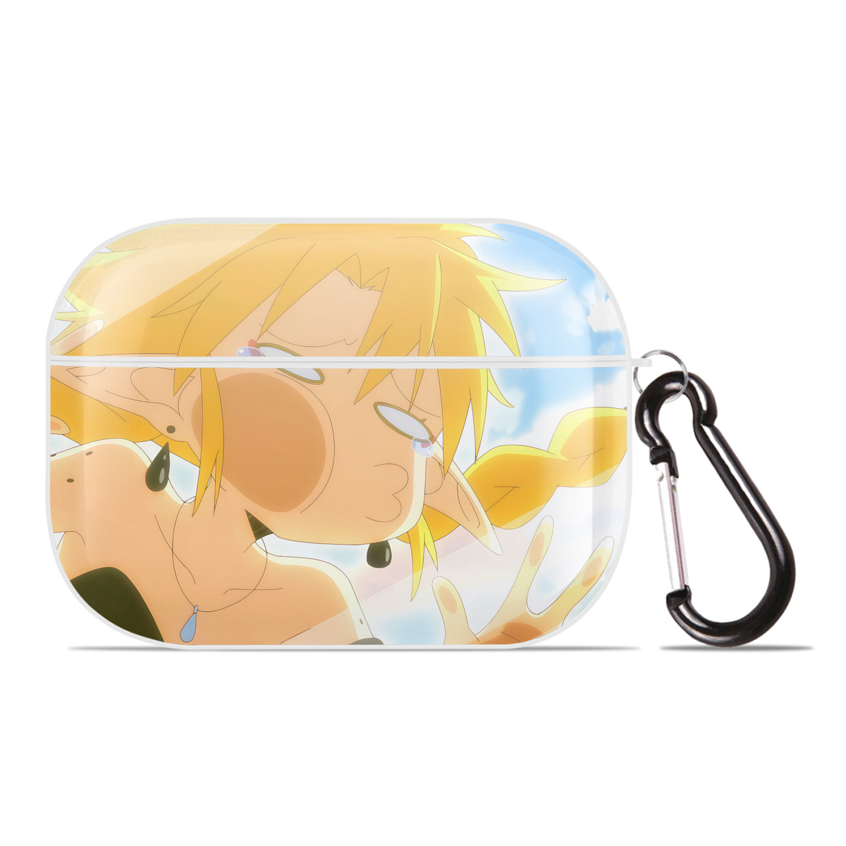（画像用） 転スラ Regarding Reincarnated to Slime 【AirPods Pro用】ハードシェル保護ケース 耐衝撃・防指紋・カラビナ付き商品仕様