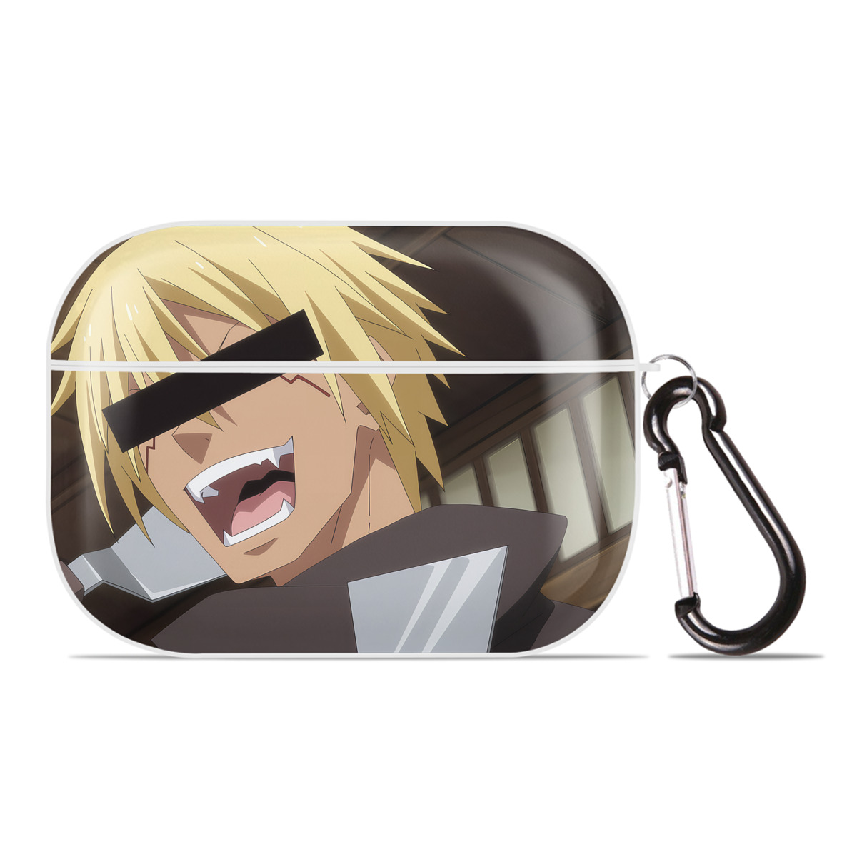 （画像用） 転スラ Regarding Reincarnated to Slime 【AirPods Pro用】ハードシェル保護ケース 耐衝撃・防指紋・カラビナ付き商品仕様