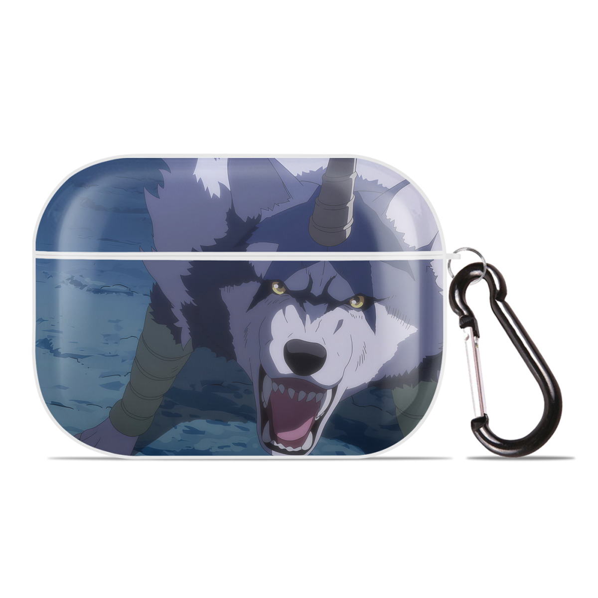 （画像用） 転スラ Regarding Reincarnated to Slime 【AirPods Pro用】ハードシェル保護ケース 耐衝撃・防指紋・カラビナ付き商品仕様