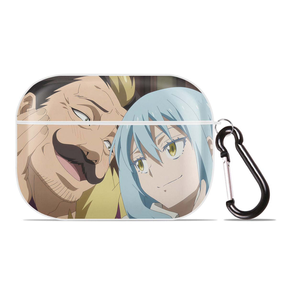 （画像用） 転スラ Regarding Reincarnated to Slime 【AirPods Pro用】ハードシェル保護ケース 耐衝撃・防指紋・カラビナ付き商品仕様