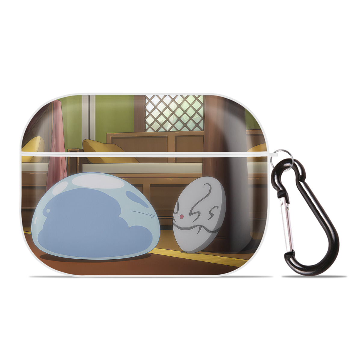 （画像用） 転スラ Regarding Reincarnated to Slime 【AirPods Pro用】ハードシェル保護ケース 耐衝撃・防指紋・カラビナ付き商品仕様