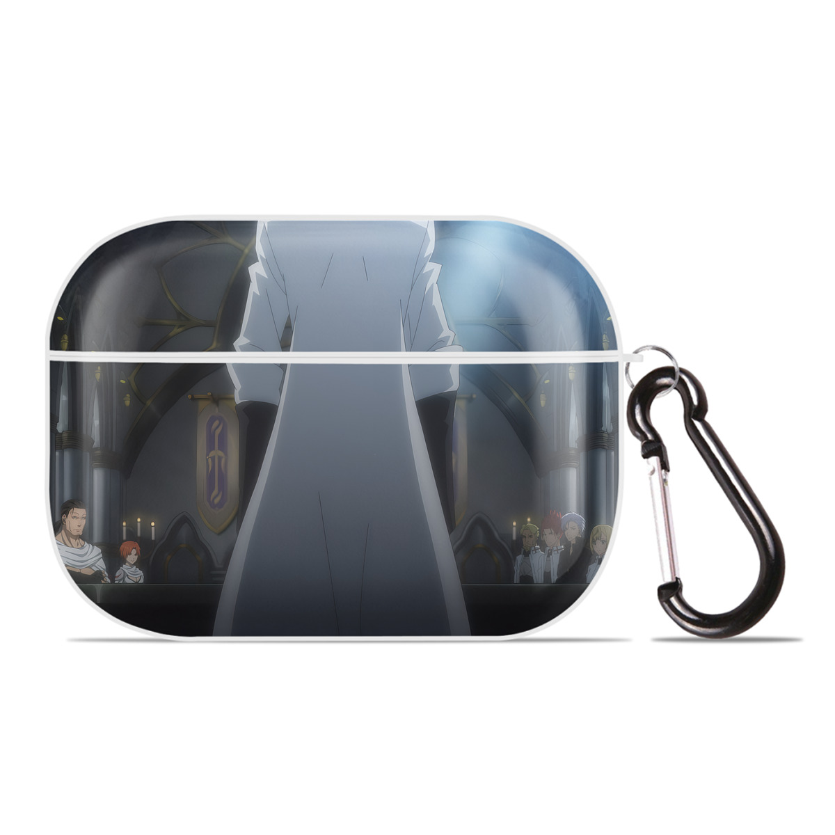 （画像用） 転スラ Regarding Reincarnated to Slime 【AirPods Pro用】ハードシェル保護ケース 耐衝撃・防指紋・カラビナ付き商品仕様