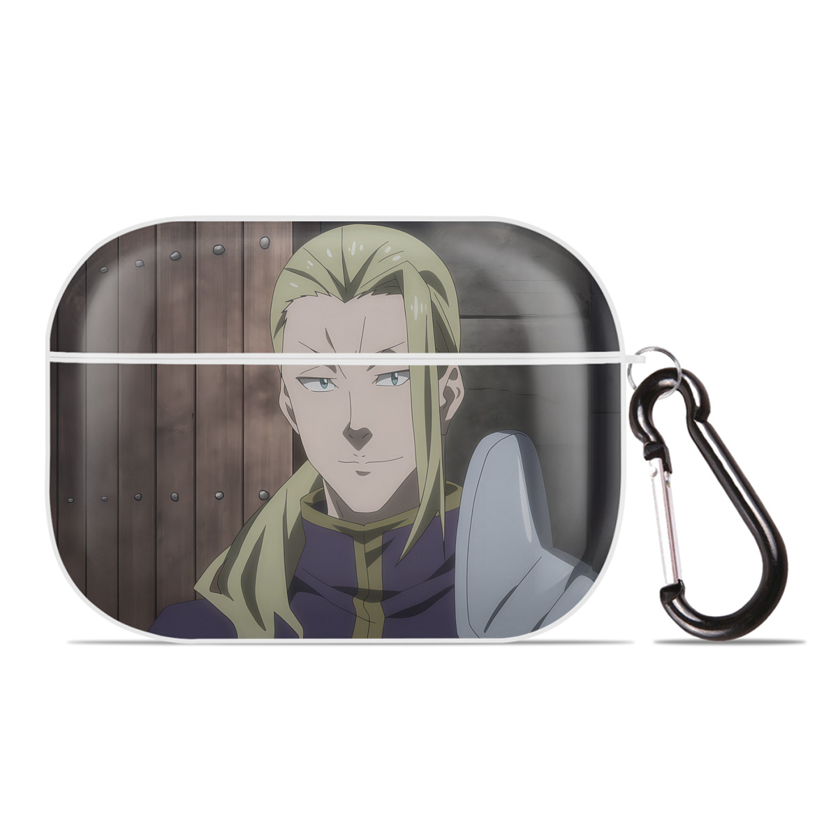（画像用） 転スラ Regarding Reincarnated to Slime 【AirPods Pro用】ハードシェル保護ケース 耐衝撃・防指紋・カラビナ付き商品仕様