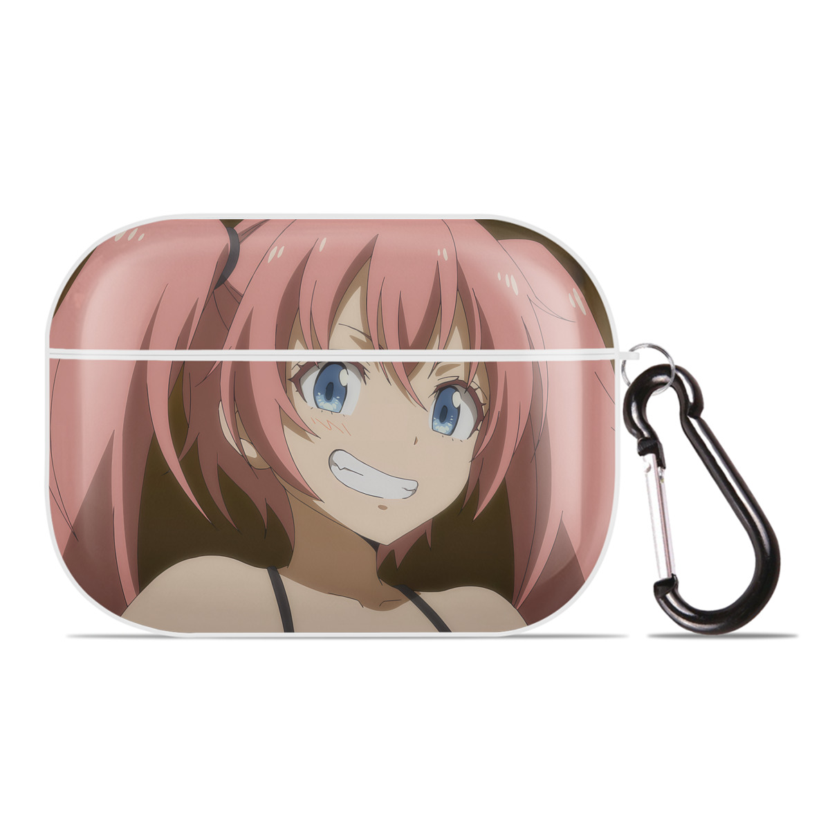 （画像用） 転スラ Regarding Reincarnated to Slime 【AirPods Pro用】ハードシェル保護ケース 耐衝撃・防指紋・カラビナ付き商品仕様