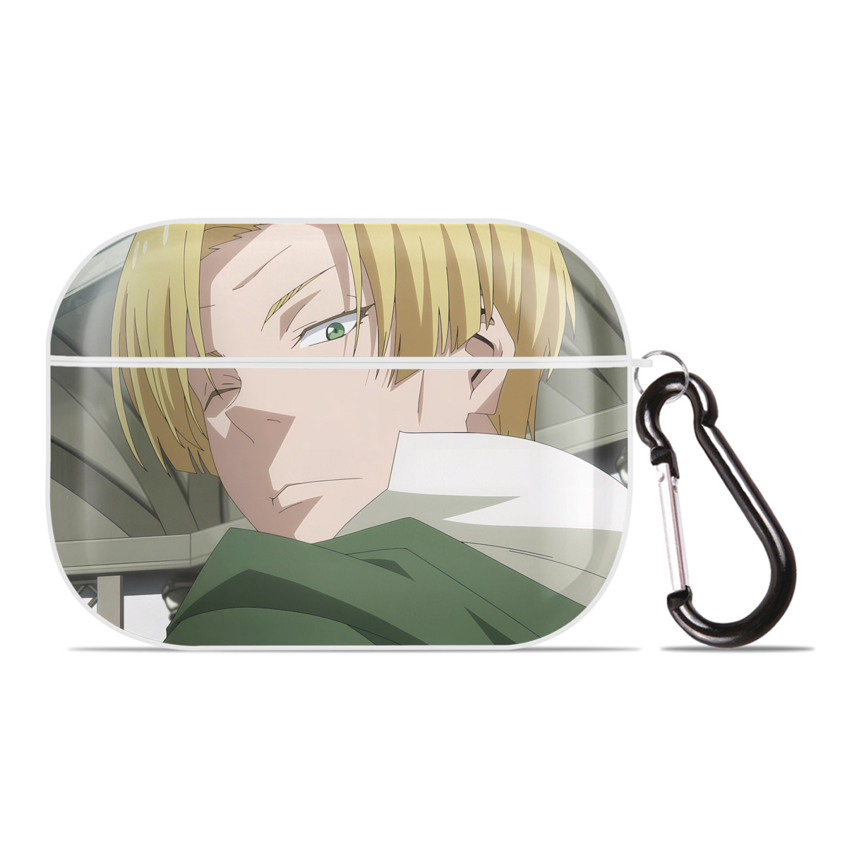 （画像用） 転スラ Regarding Reincarnated to Slime 【AirPods Pro用】ハードシェル保護ケース 耐衝撃・防指紋・カラビナ付き商品仕様