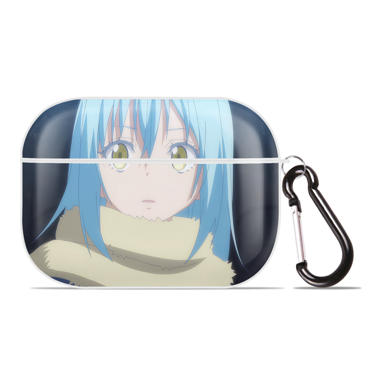 （画像用） 転スラ Regarding Reincarnated to Slime 【AirPods Pro用】ハードシェル保護ケース 耐衝撃・防指紋・カラビナ付き商品仕様