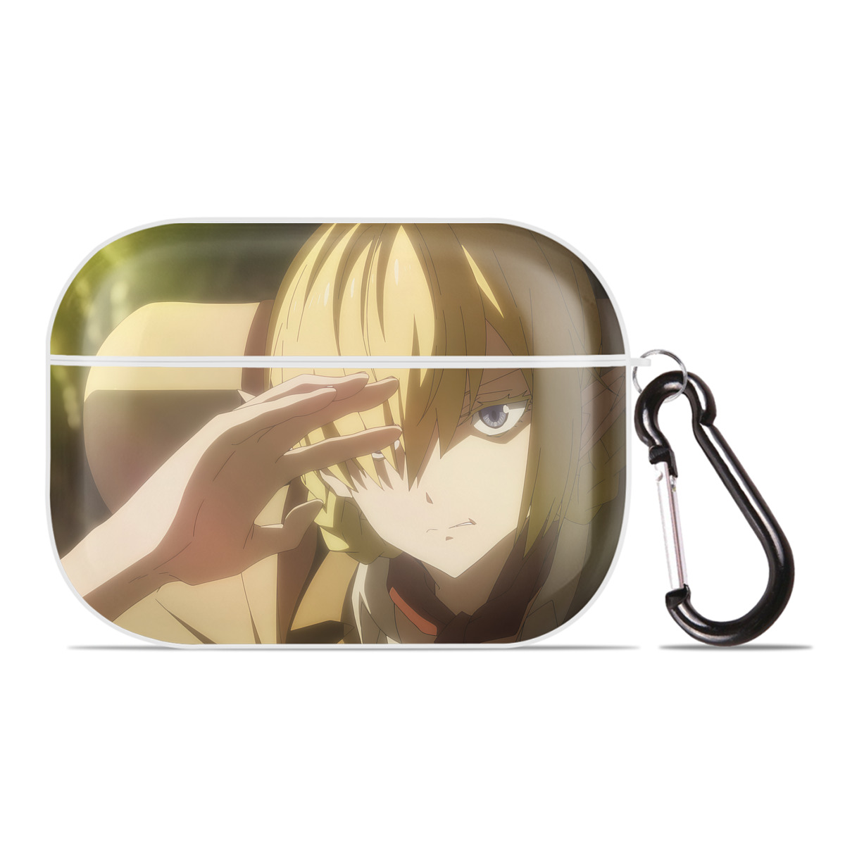 （画像用） 転スラ Regarding Reincarnated to Slime 【AirPods Pro用】ハードシェル保護ケース 耐衝撃・防指紋・カラビナ付き商品仕様