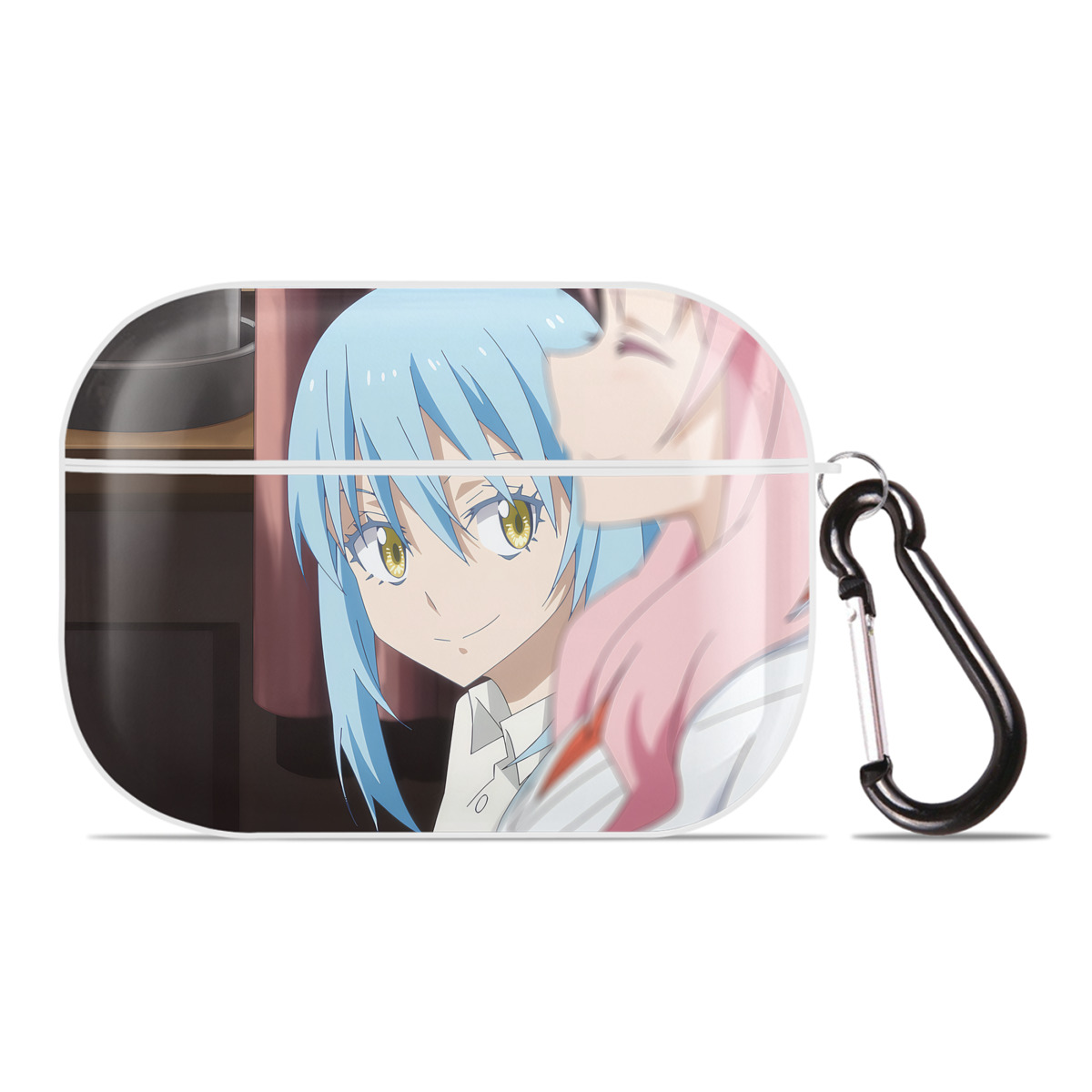 （画像用） 転スラ Regarding Reincarnated to Slime 【AirPods Pro用】ハードシェル保護ケース 耐衝撃・防指紋・カラビナ付き商品仕様