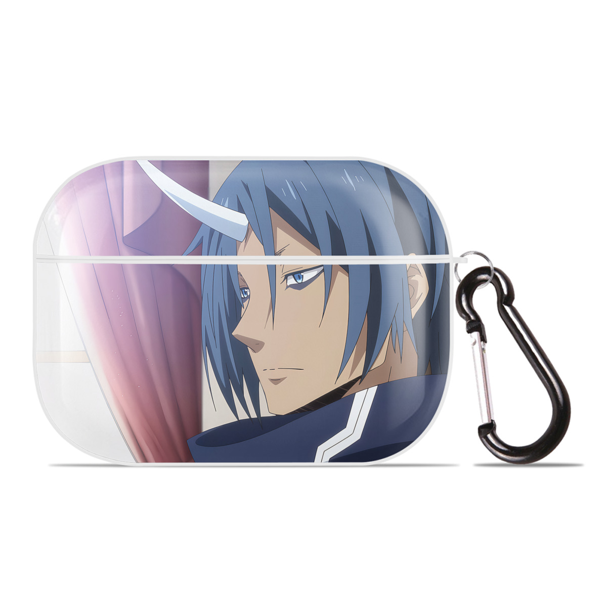 （画像用） 転スラ Regarding Reincarnated to Slime 【AirPods Pro用】ハードシェル保護ケース 耐衝撃・防指紋・カラビナ付き商品仕様
