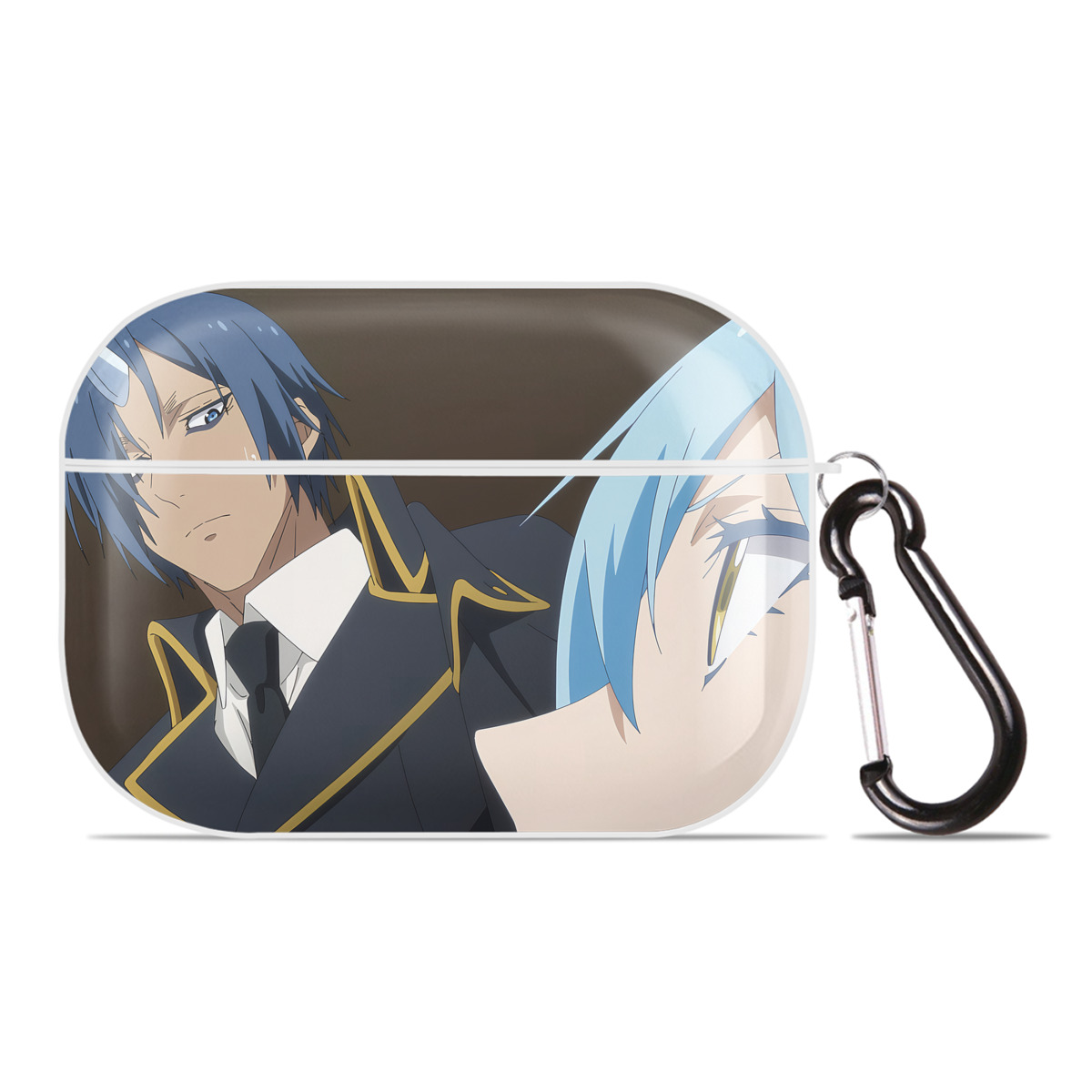 （画像用） 転スラ Regarding Reincarnated to Slime 【AirPods Pro用】ハードシェル保護ケース 耐衝撃・防指紋・カラビナ付き商品仕様