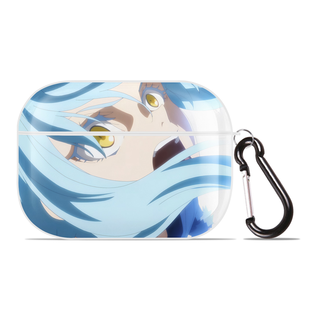 （画像用） 転スラ Regarding Reincarnated to Slime 【AirPods Pro用】ハードシェル保護ケース 耐衝撃・防指紋・カラビナ付き商品仕様