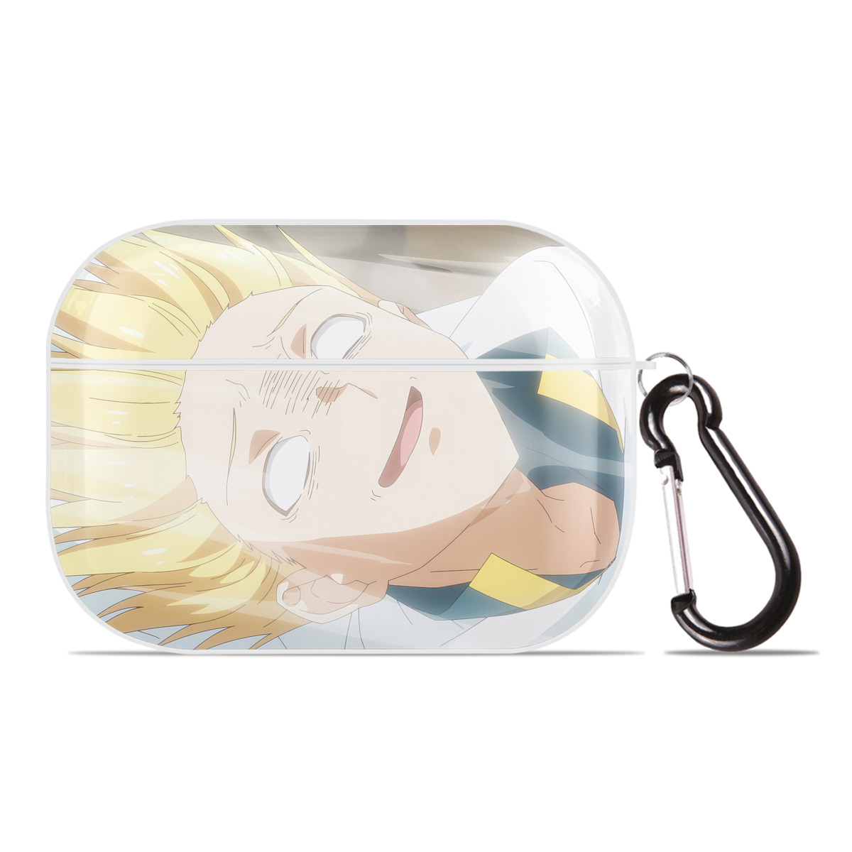 （画像用） 転スラ Regarding Reincarnated to Slime 【AirPods Pro用】ハードシェル保護ケース 耐衝撃・防指紋・カラビナ付き商品仕様
