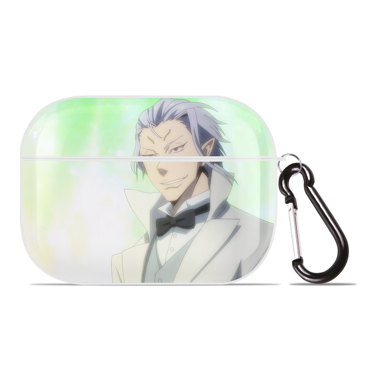 （画像用） 転スラ Regarding Reincarnated to Slime 【AirPods Pro用】ハードシェル保護ケース 耐衝撃・防指紋・カラビナ付き商品仕様