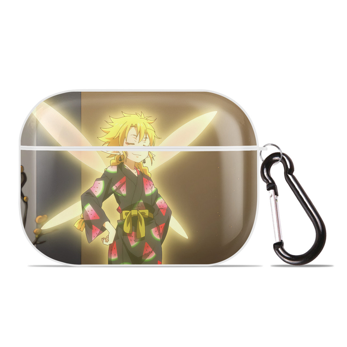 （画像用） 転スラ Regarding Reincarnated to Slime 【AirPods Pro用】ハードシェル保護ケース 耐衝撃・防指紋・カラビナ付き商品仕様