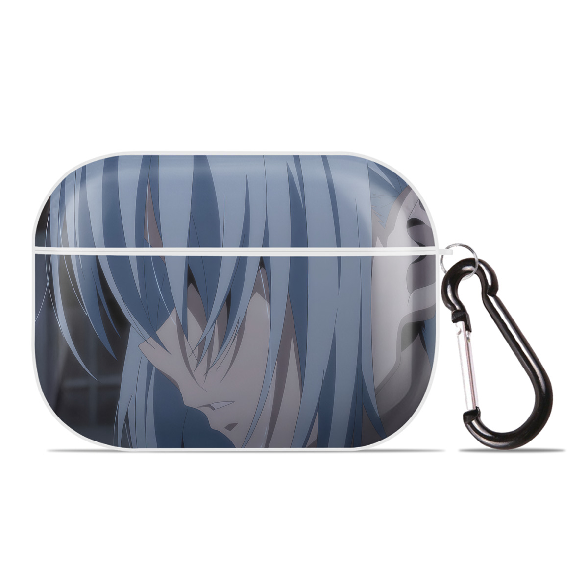 （画像用） 転スラ Regarding Reincarnated to Slime 【AirPods Pro用】ハードシェル保護ケース 耐衝撃・防指紋・カラビナ付き商品仕様
