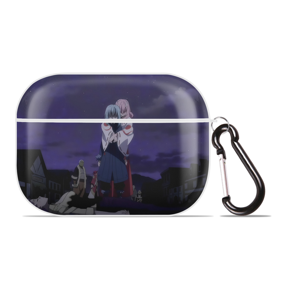 （画像用） 転スラ Regarding Reincarnated to Slime 【AirPods Pro用】ハードシェル保護ケース 耐衝撃・防指紋・カラビナ付き商品仕様