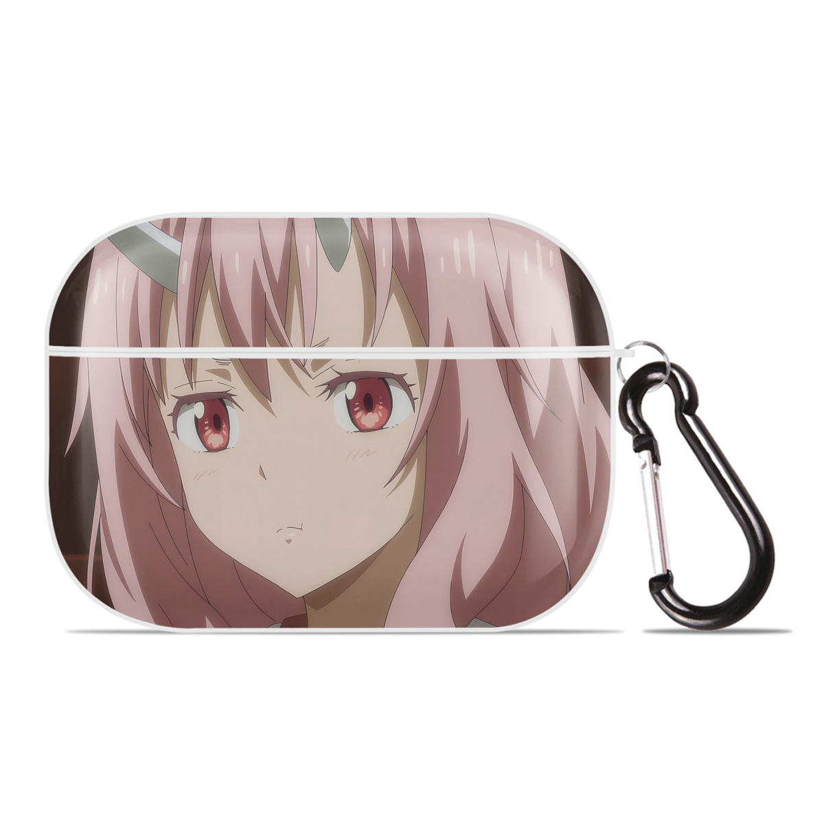 （画像用） 転スラ Regarding Reincarnated to Slime 【AirPods Pro用】ハードシェル保護ケース 耐衝撃・防指紋・カラビナ付き商品仕様