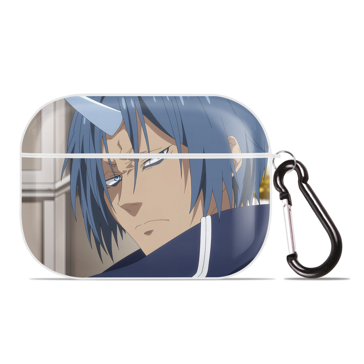 （画像用） 転スラ Regarding Reincarnated to Slime 【AirPods Pro用】ハードシェル保護ケース 耐衝撃・防指紋・カラビナ付き商品仕様