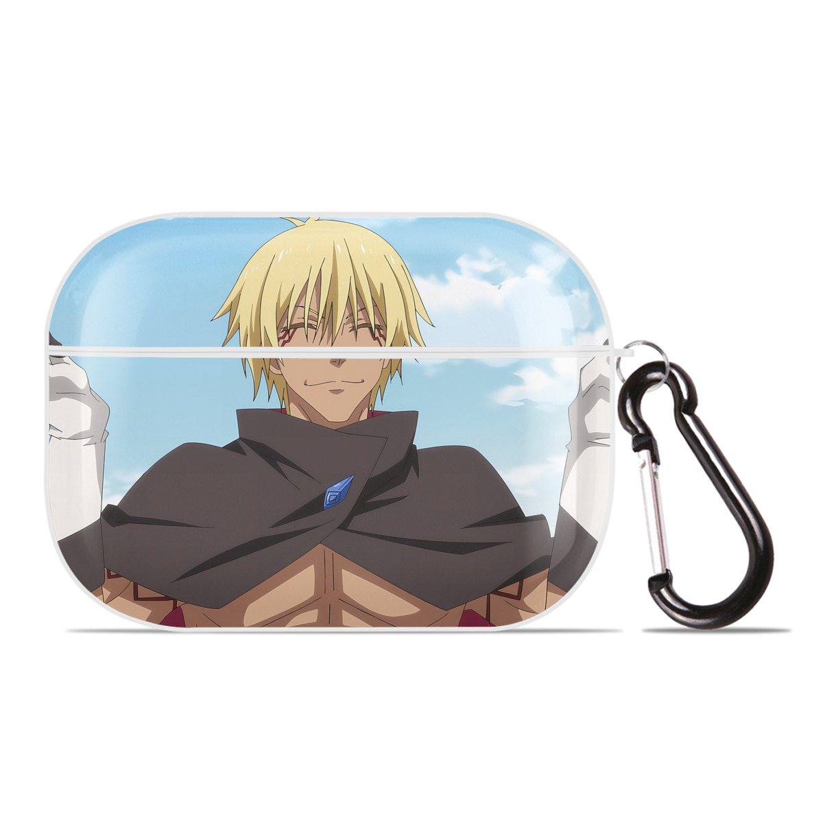 （画像用） 転スラ Regarding Reincarnated to Slime 【AirPods Pro用】ハードシェル保護ケース 耐衝撃・防指紋・カラビナ付き商品仕様
