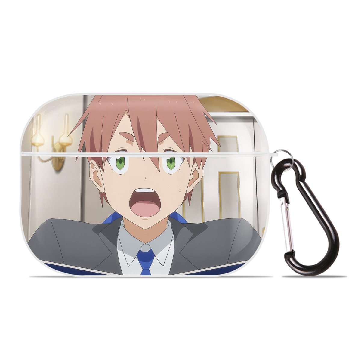 （画像用） 転スラ Regarding Reincarnated to Slime 【AirPods Pro用】ハードシェル保護ケース 耐衝撃・防指紋・カラビナ付き商品仕様
