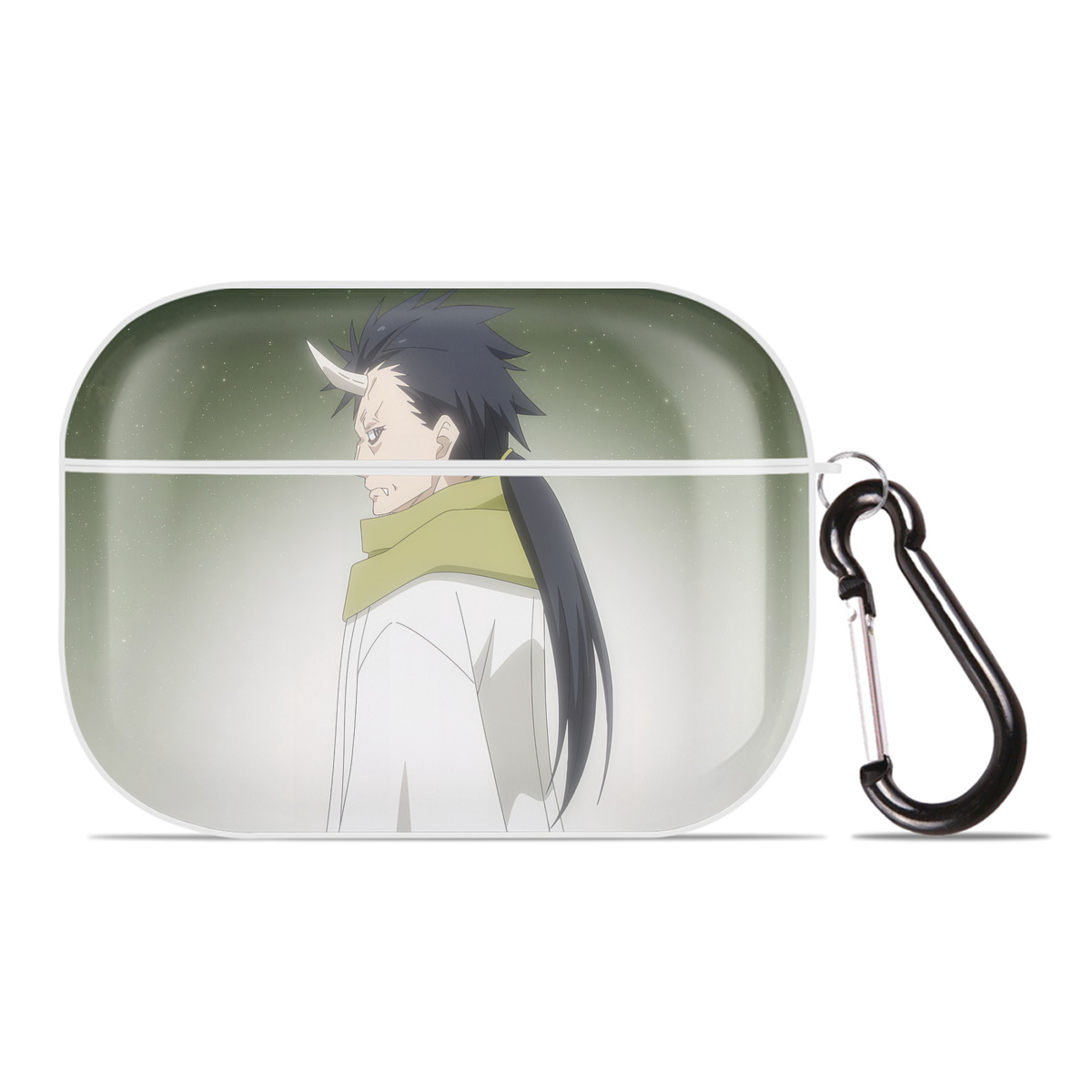 （画像用） 転スラ Regarding Reincarnated to Slime 【AirPods Pro用】ハードシェル保護ケース 耐衝撃・防指紋・カラビナ付き商品仕様