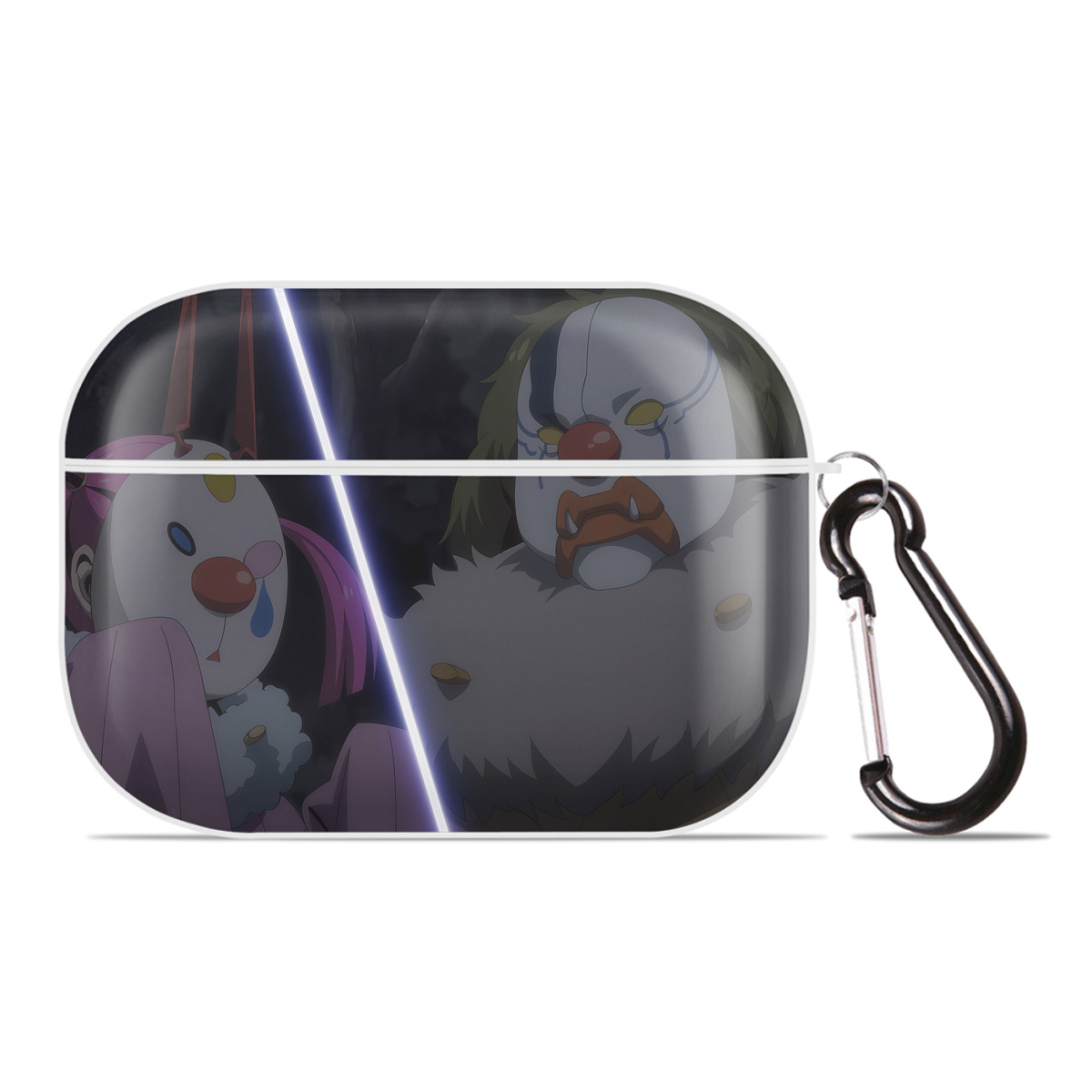 （画像用） 転スラ Regarding Reincarnated to Slime 【AirPods Pro用】ハードシェル保護ケース 耐衝撃・防指紋・カラビナ付き商品仕様