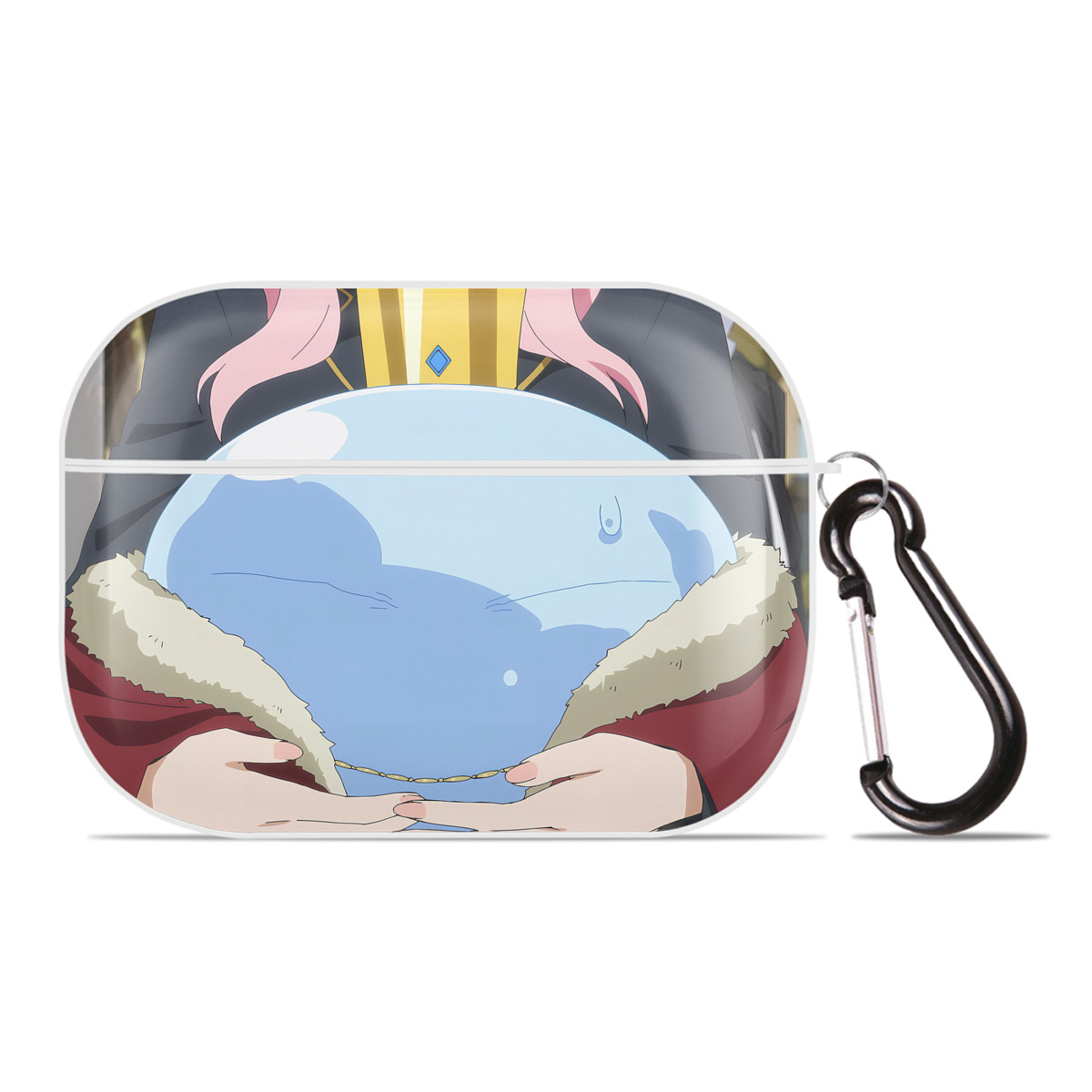 （画像用） 転スラ Regarding Reincarnated to Slime 【AirPods Pro用】ハードシェル保護ケース 耐衝撃・防指紋・カラビナ付き商品仕様