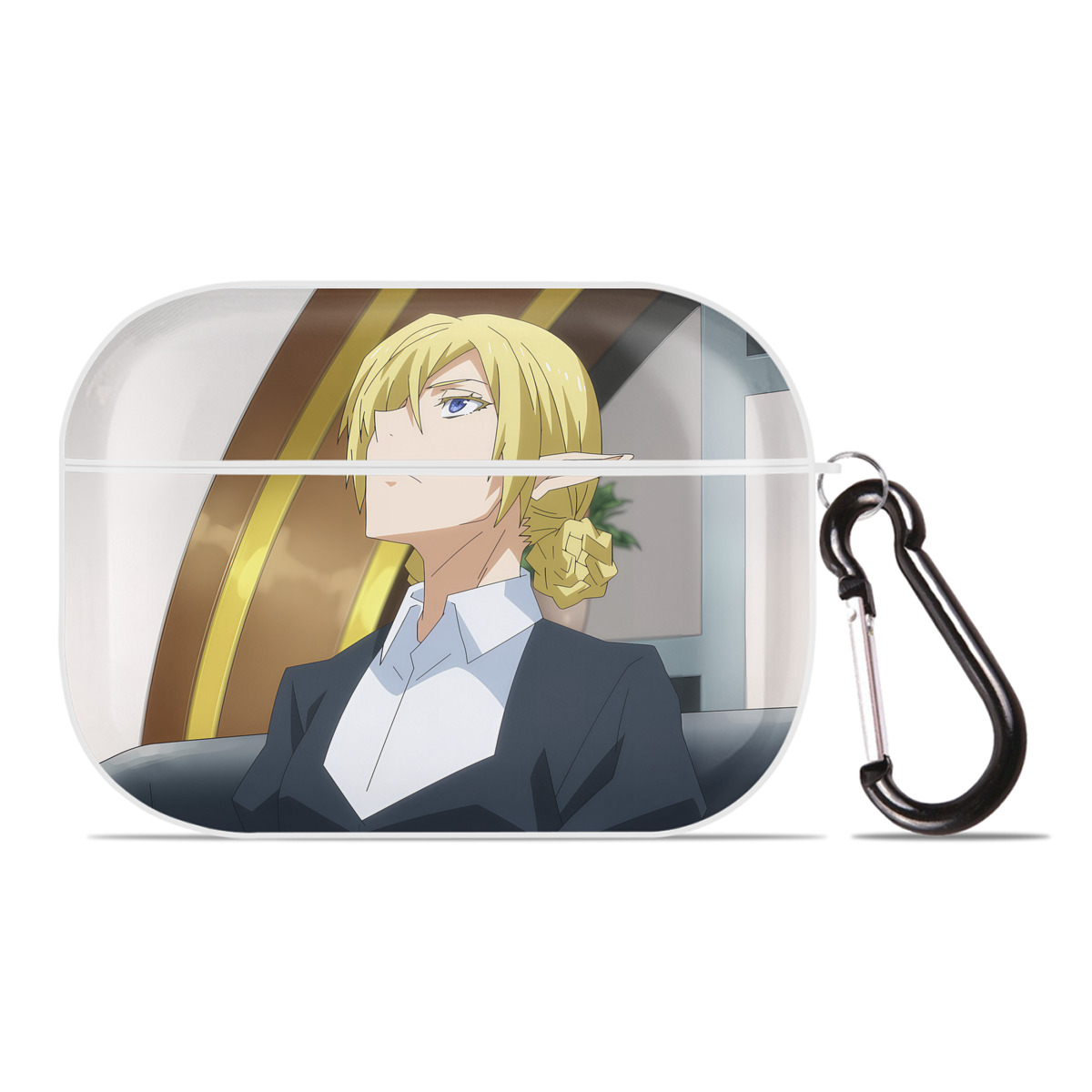 （画像用） 転スラ Regarding Reincarnated to Slime 【AirPods Pro用】ハードシェル保護ケース 耐衝撃・防指紋・カラビナ付き商品仕様