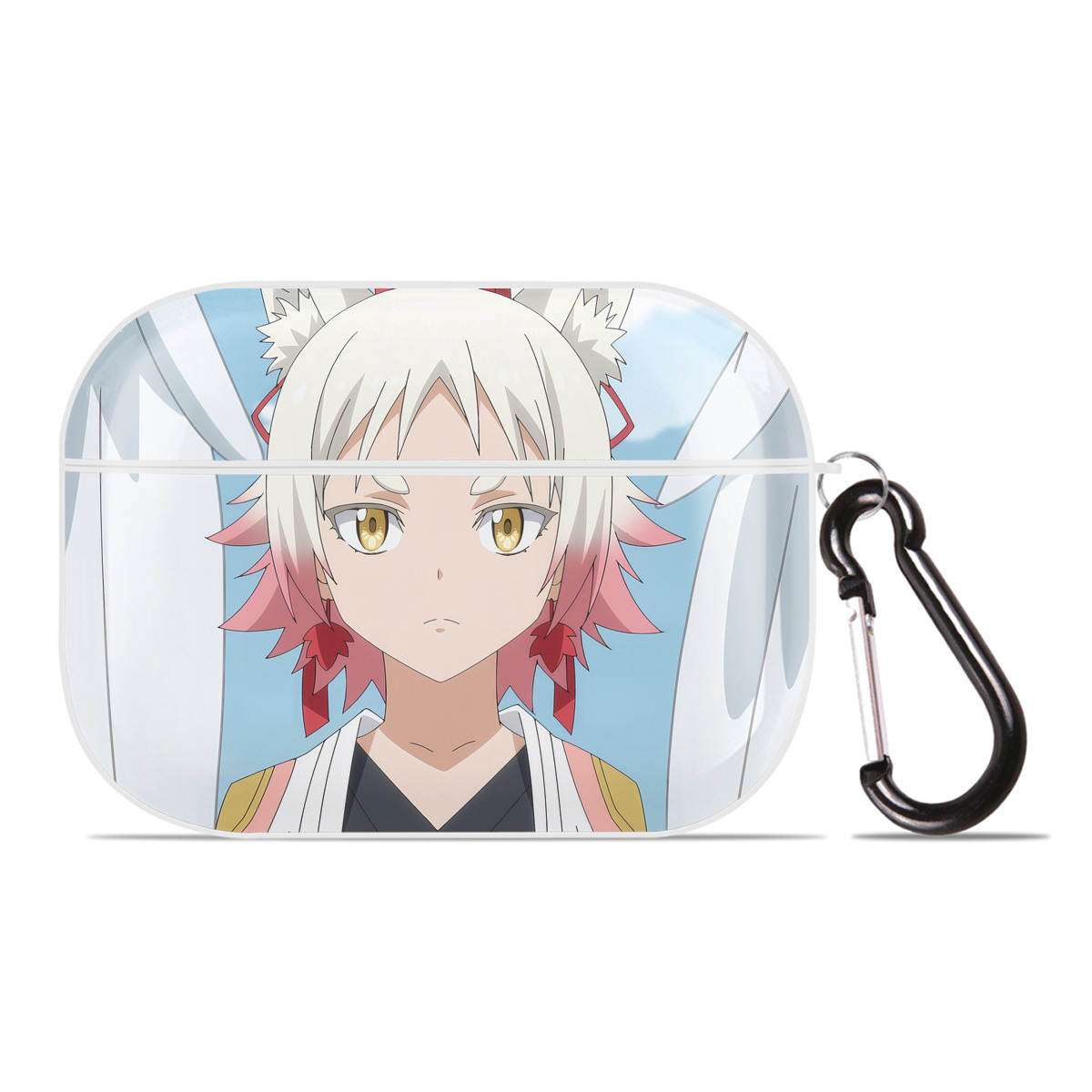 （画像用） 転スラ Regarding Reincarnated to Slime 【AirPods Pro用】ハードシェル保護ケース 耐衝撃・防指紋・カラビナ付き商品仕様