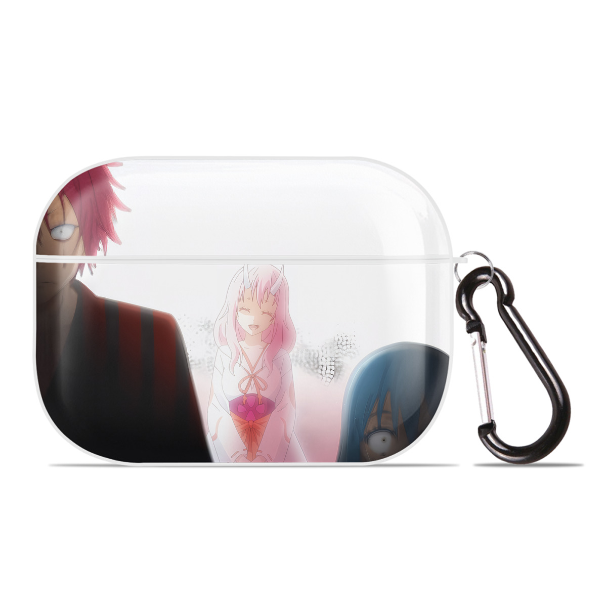 （画像用） 転スラ Regarding Reincarnated to Slime 【AirPods Pro用】ハードシェル保護ケース 耐衝撃・防指紋・カラビナ付き商品仕様