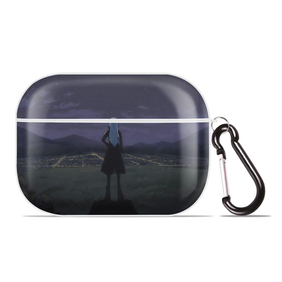 （画像用） 転スラ Regarding Reincarnated to Slime 【AirPods Pro用】ハードシェル保護ケース 耐衝撃・防指紋・カラビナ付き商品仕様